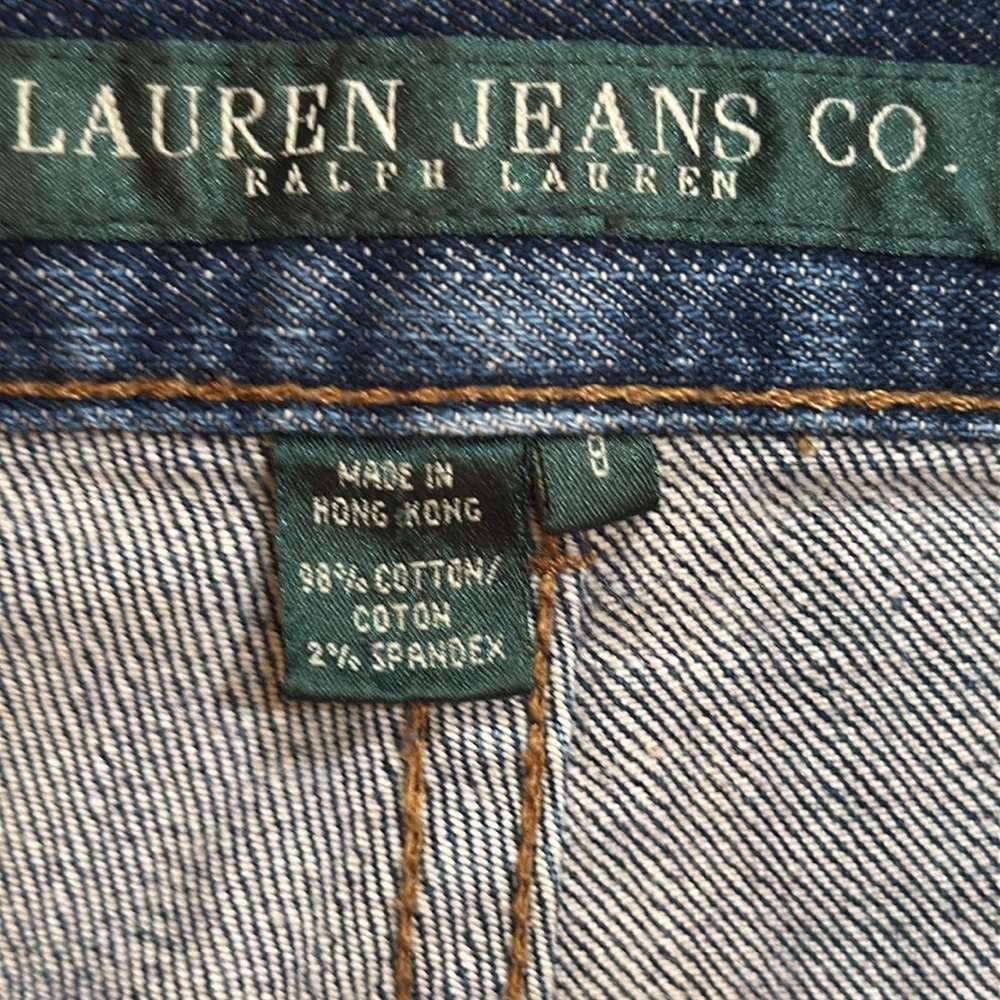 ❌SOLD❌Ralph Lauren Size 8 Women’s Boot Cut Studded Jeans - Picture 6 of 11